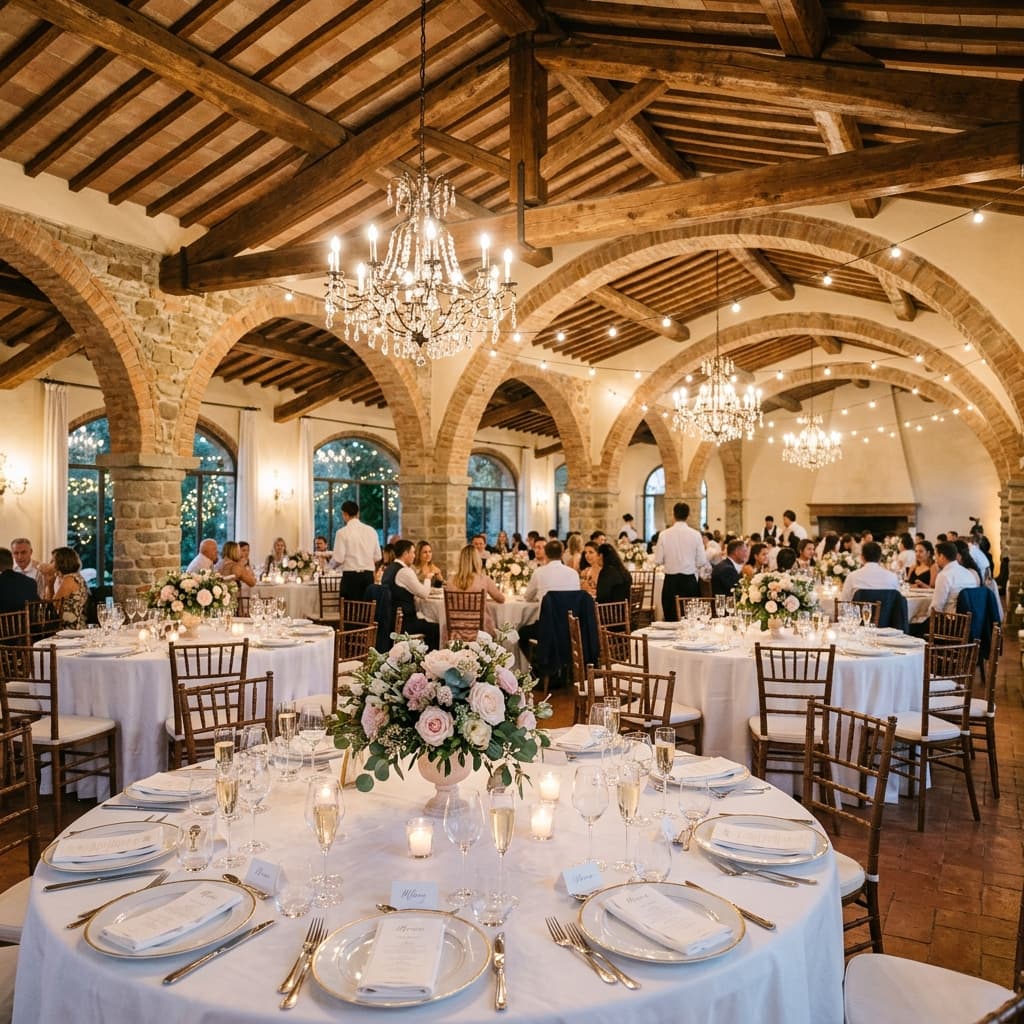Salone banchetti Tenuta Villa Cuccola